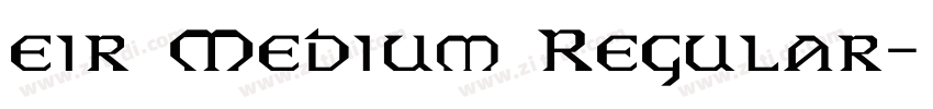 eir Medium Regular字体转换